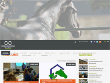 Tablet Screenshot of chevaux-normandie.com